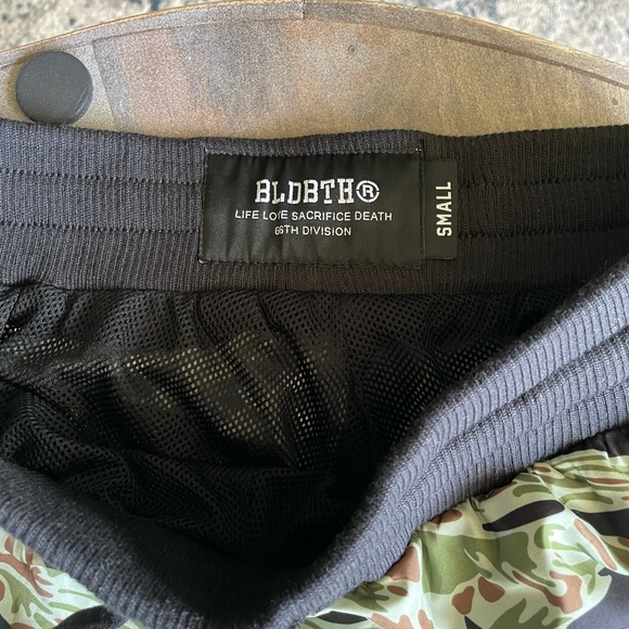 Bloodbath Project Camo Zip Fly Lounge Adjustable Chill Pants Sz S Mens BRAND NEW - Picture 5 of 6